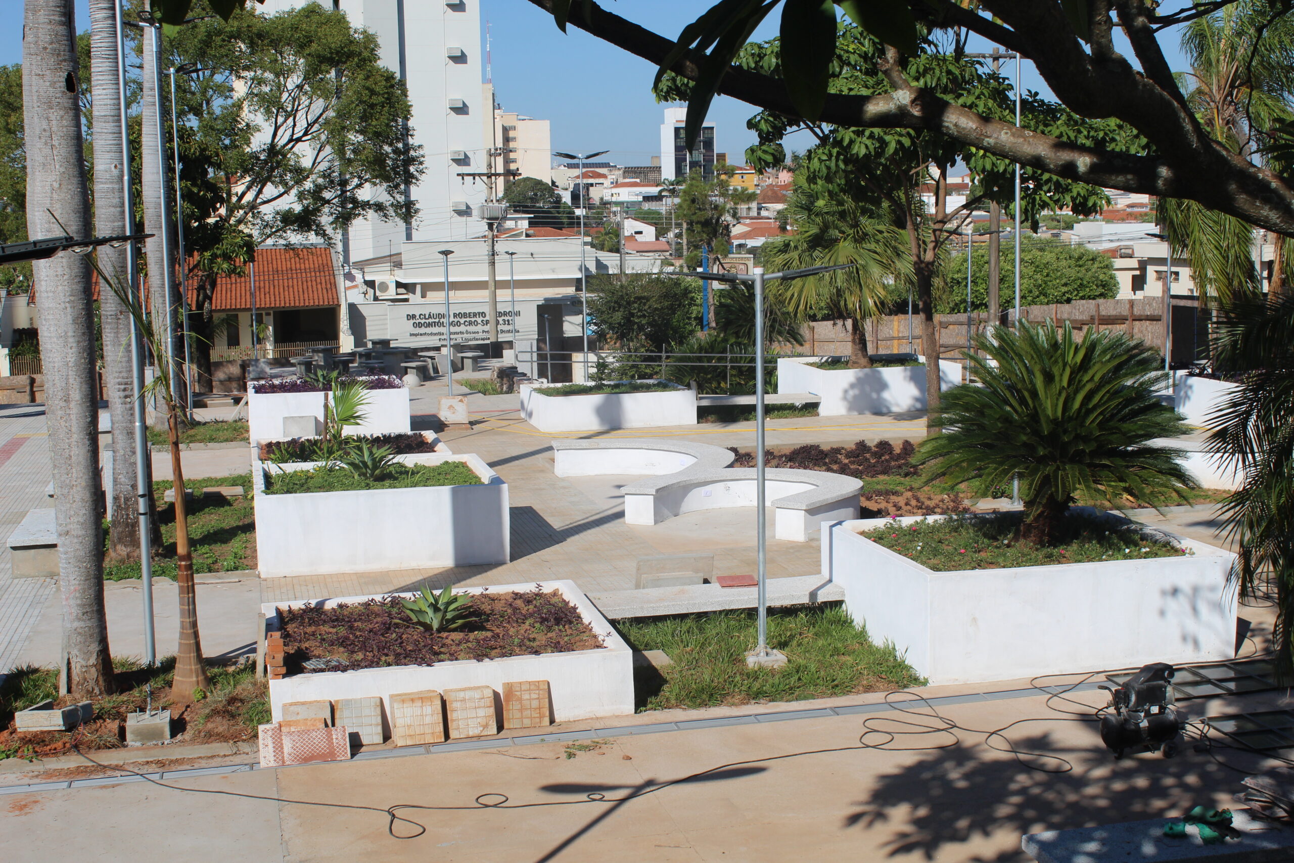 Obras da Praça da Igreja Matriz devem ser entregues para a população em