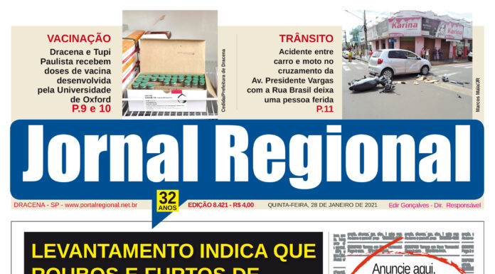 Jornal Regional, dia 28/01/2021