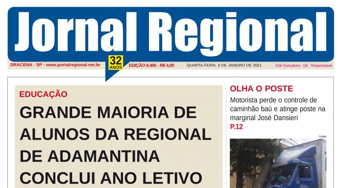 Jornal Regional, dia 06/01/2021