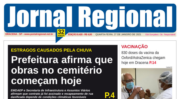 Jornal Regional, dia 27/01/2021