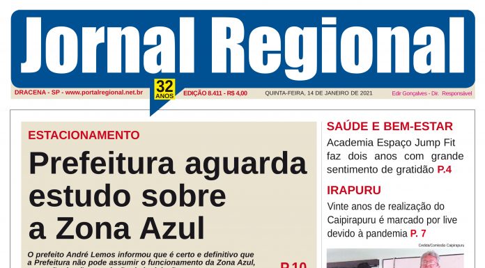 Jornal Regional, dia 14/01/2021