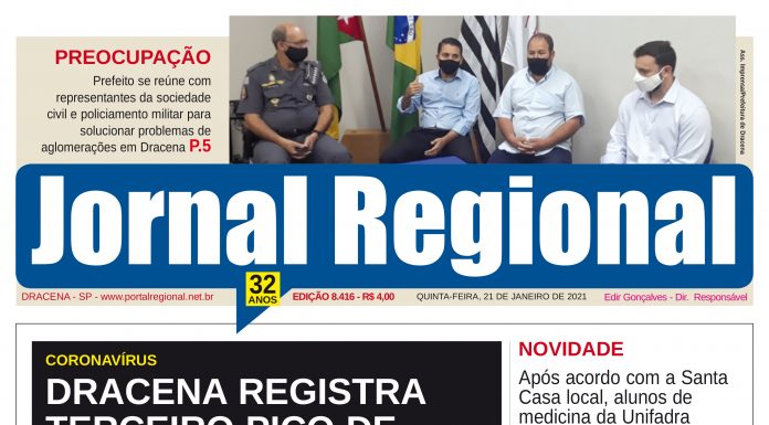 Jornal Regional, dia 21/01/2021