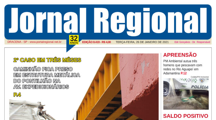 Jornal Regional, dia 26/01/2021