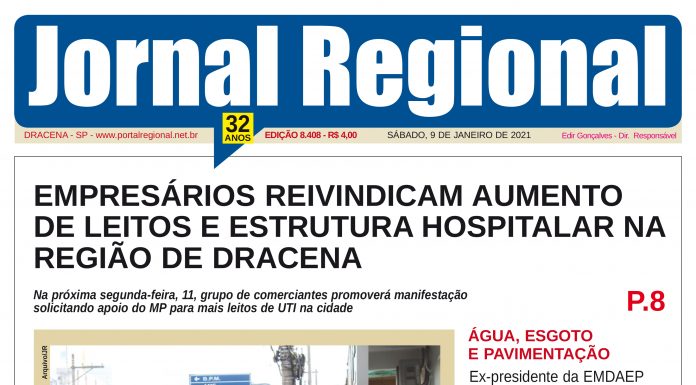 Jornal Regional, dia 09/01/2021