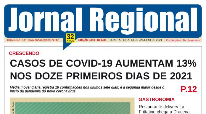 Jornal Regional, dia 13/01/2021