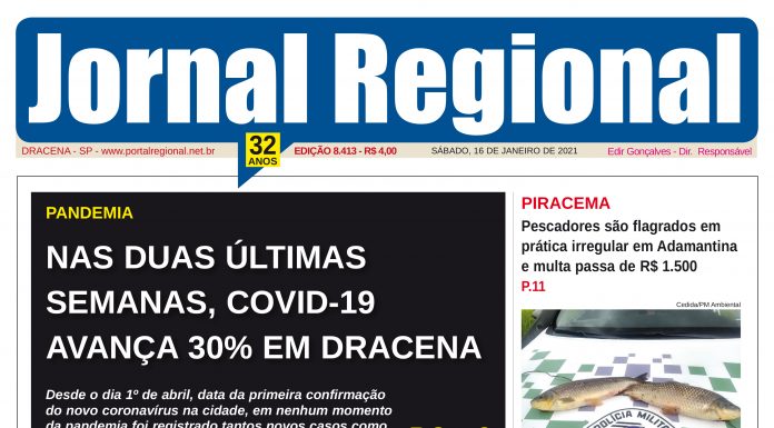 Jornal Regional, dia 16/01/2021