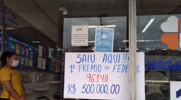 Prêmio de R$ 500 mil da Loteria Federal sai para Dracena