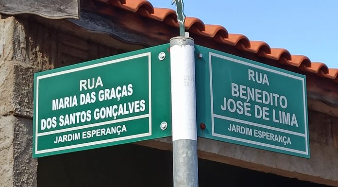Rua do Jardim Esperança recebe o nome de Maria Das Graças