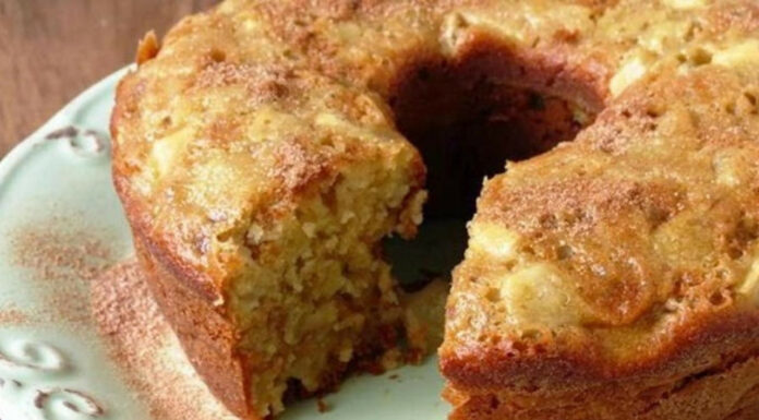 BOLO DE MAÇÃ DE LIQUIDIFICADOR