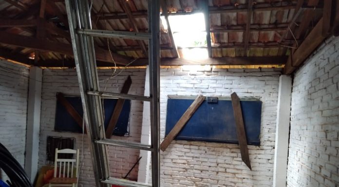 Ladrões praticam arrombamento e furto no depósito de tintas da Secretaria Municipal de Obras, Infraestrutura Urbana e Assuntos Viários de Dracena
