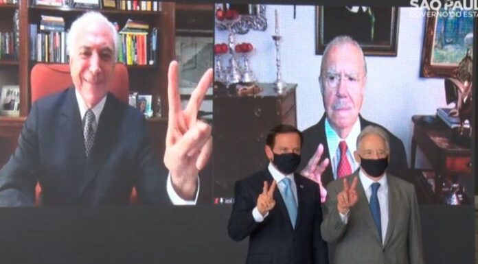 Ex-presidentes da República participam de ato sobre importância da vacina contra o coronavírus