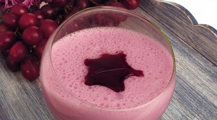Mousse de uva light