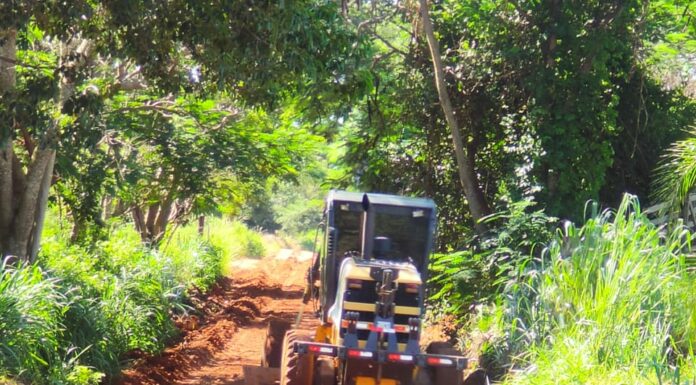 Estrada rural que liga Jaciporã a ponte do Canganhas passa por reparos