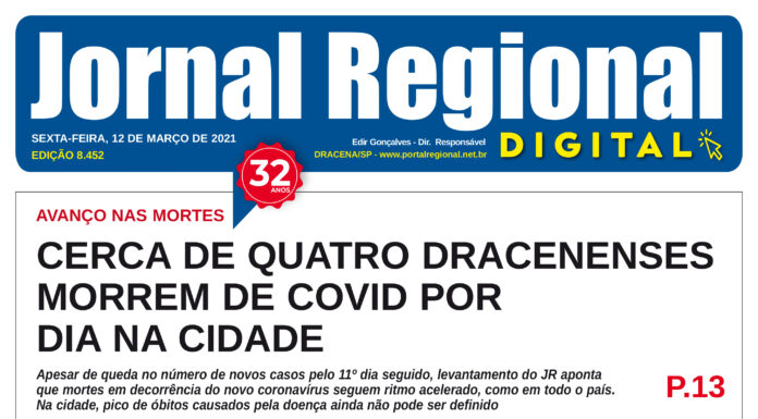 Jornal Regional, dia 12/03/2021