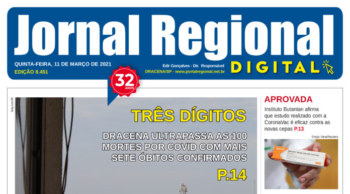 Jornal Regional, dia 11/03/2021