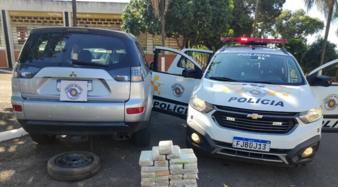 PR prende professor de Educação Física com quase 60 quilos de droga na SP-294 perto de Dracena