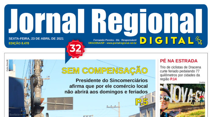Jornal Regional, dia 23/04/2021