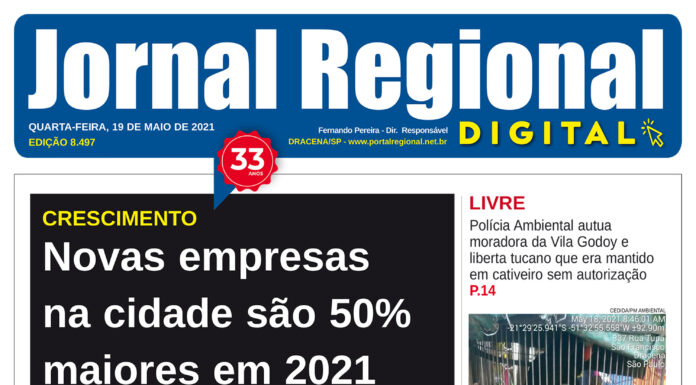 Jornal de hoje, dia 19/05/2021