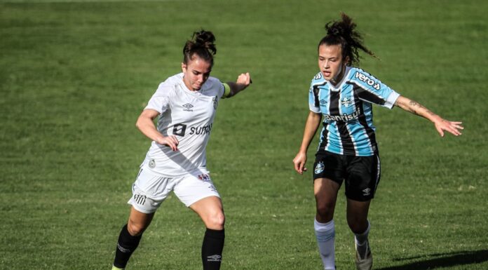 Com passe da floridense Rita Bove, Santos vira sobre o Grêmio