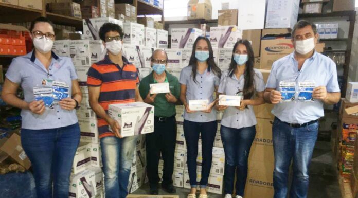 Usina Rio Vermelho faz doação para Santa Casa local de luvas e máscaras