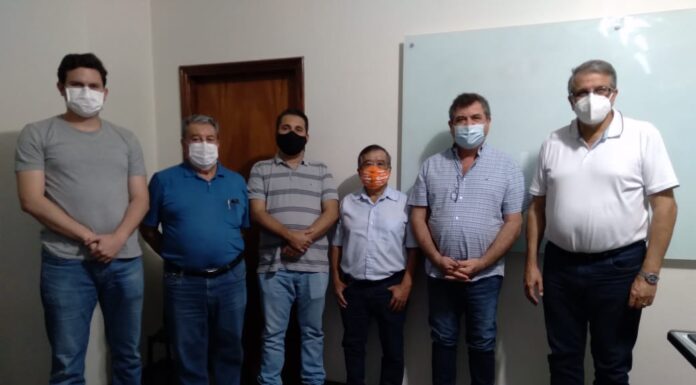 Diretores da Santa Casa de Dracena visitam o deputado estadual Reinaldo Alguz e o deputado federal Enrico Misasi
