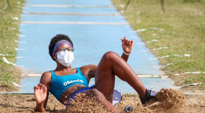 Atleta Maiara de Sá de Dracena começa bem a temporada em competição na Praia Grande