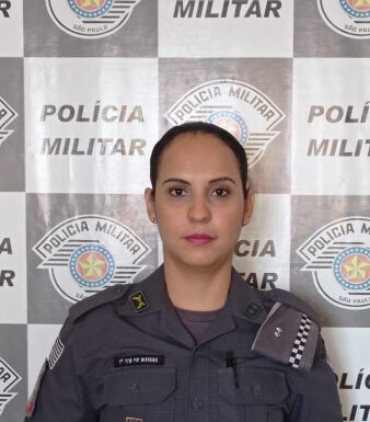 Tenente Mayara é a policial destaque da 1ª Cia de Dracena em Abril