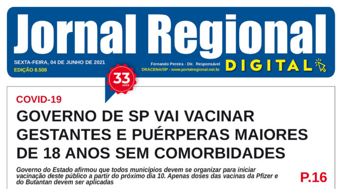 Jornal de Hoje, dia 04/06/2021