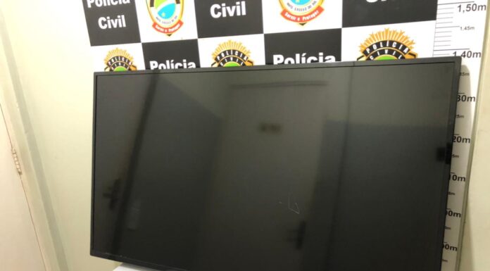 Polícia apreende televisor furtado e prende receptador em Brasilândia (MS)