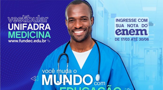 Últimos dias para inscrição no vestibular de Medicina na Unifadra de Dracena