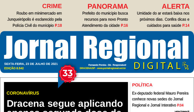 Jornal de Hoje, dia 23/07/2021
