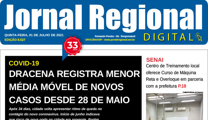 Jornal de Hoje, dia 01/07/2021