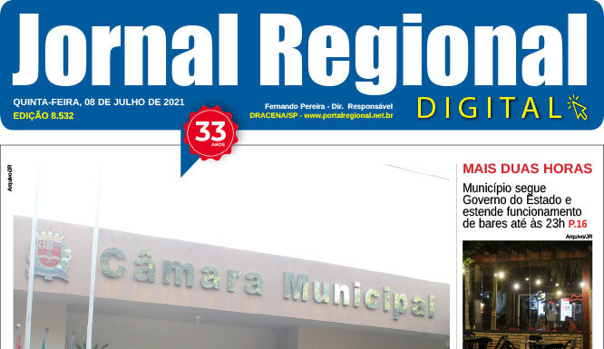 Jornal de Hoje, dia 08/07/2021
