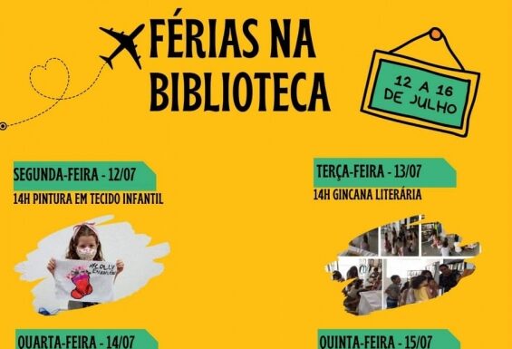 Cultura promove semana de férias na Biblioteca