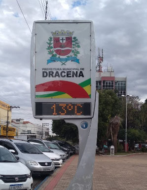 Dracena tem previsão de geada para quinta-feira