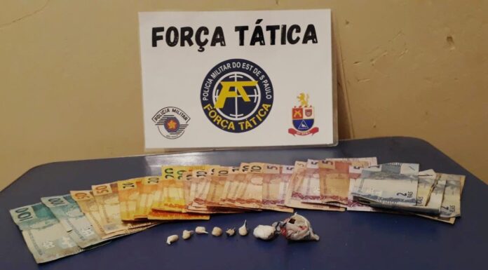 Força Tática prende mulher com drogas no Jardim Brasilândia Cedida PM