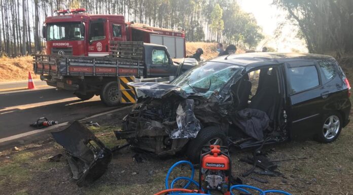 Acidente faz quatro vítimas perto de Junqueirópolis