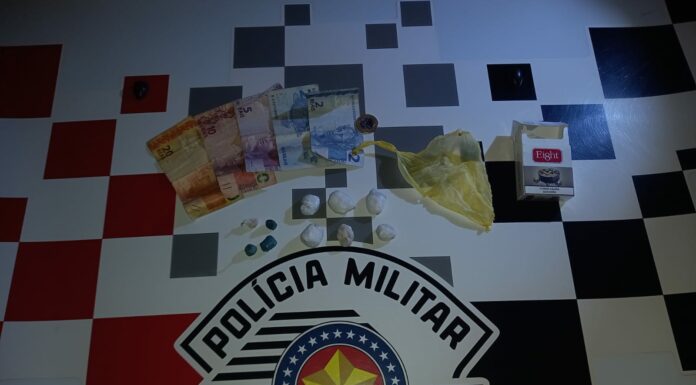 Polícia Militar prende adolescente por ato infracional de tráfico de drogas e outro autor fornecer bebida alcoólica a menor em Ouro Verde Cedida PM