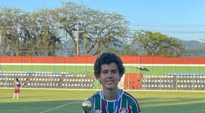 Brilhando no Rio de Janeiro: Joãozinho é campeão pelo Fluminense Cedida Acervo pessoal João Rossanez