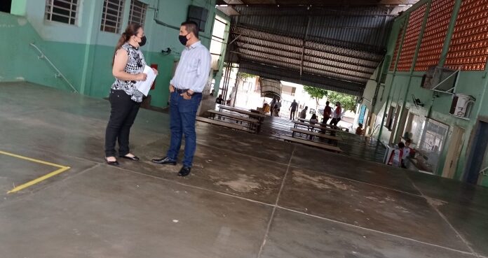 Prefeito André Lemos visita Escola Waldomiro Machado Cedida Prefeitura de Dracena