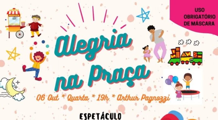 Dia das Crianças: Cultura fará evento na Praça Arthur Pagnozzi