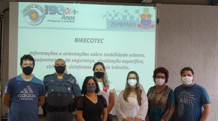 Polícia Militar realiza palestra sobre mobilidade urbana para alunos da Escola 9 de Julho Cedida Polícia Militar