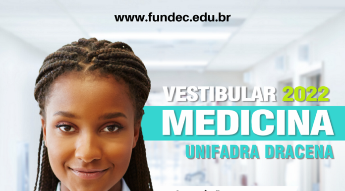 Última semana de inscrições para o Vestibular de Medicina da Unifadra Dracena