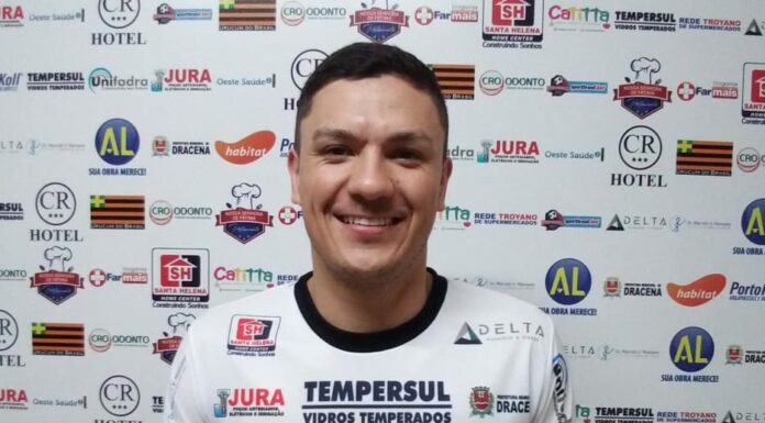 Dracena Tempersul reforça a equipe com o ala Gregroy Cedida João Paulo Benini