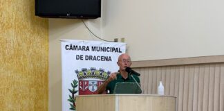 Cedida Assessoria Câmara Municipal de Dracena