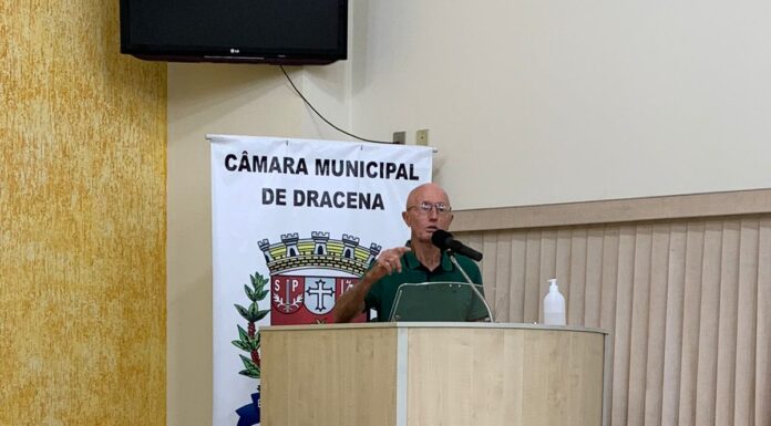 Rotatória dos residenciais Monte Carlo e Santa Rosa é denominada de Orlando Zanardi Cedida Assessoria Câmara Municipal de Dracena