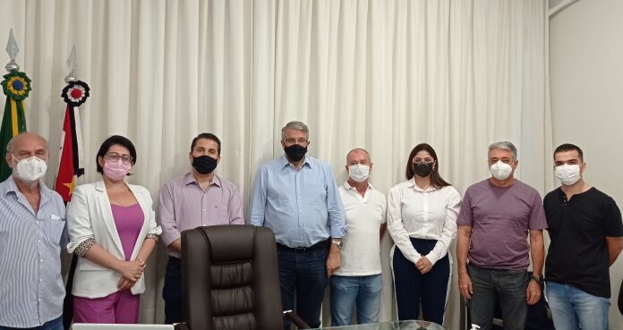 Deputado Reinaldo Alguz visita prefeito André Lemos Cedida Prefeitura de Dracena