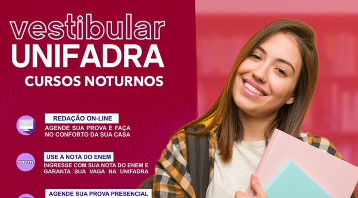 Unifadra Dracena abre inscrições para o Vestibular de Verão