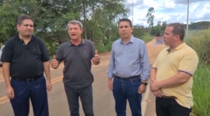 Prefeitos anunciam pavimentação da vicinal que liga Junqueirópolis e Dracena Reprodução Facebook