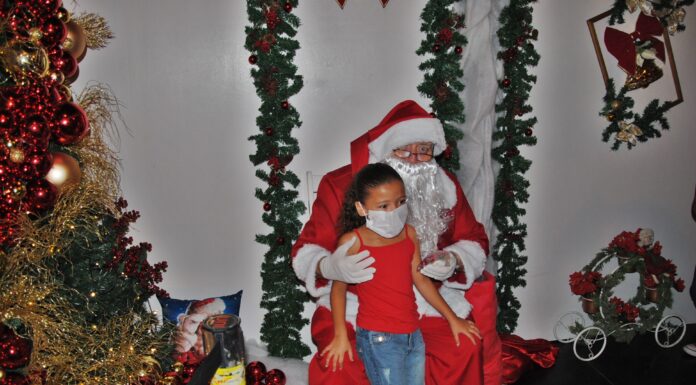 Papai Noel chega a Junqueirópolis Cedida